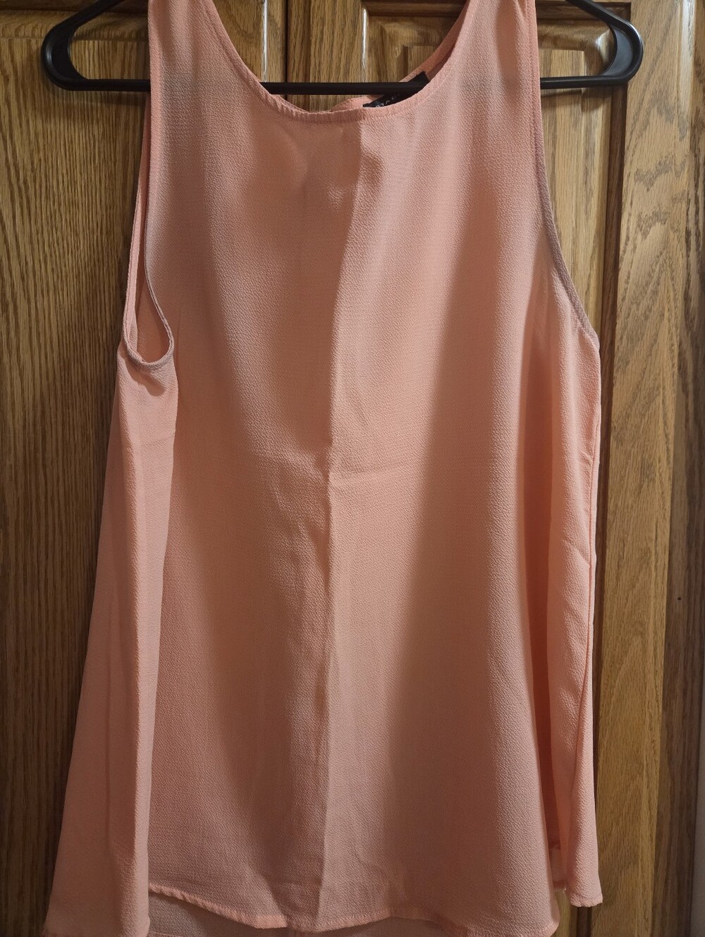Staccato Peach Pink Sleeveless Blouse